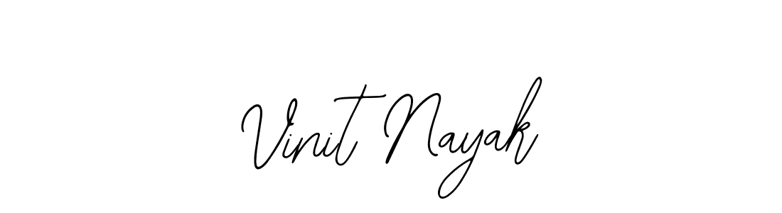Make a beautiful signature design for name Vinit Nayak. With this signature (Bearetta-2O07w) style, you can create a handwritten signature for free. Vinit Nayak signature style 12 images and pictures png