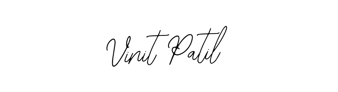 Design your own signature with our free online signature maker. With this signature software, you can create a handwritten (Bearetta-2O07w) signature for name Vinit Patil. Vinit Patil signature style 12 images and pictures png