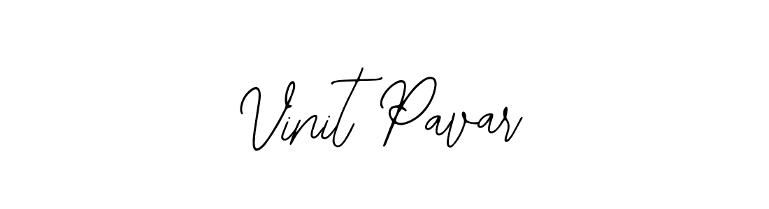 Vinit Pavar stylish signature style. Best Handwritten Sign (Bearetta-2O07w) for my name. Handwritten Signature Collection Ideas for my name Vinit Pavar. Vinit Pavar signature style 12 images and pictures png