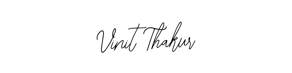Also You can easily find your signature by using the search form. We will create Vinit Thakur name handwritten signature images for you free of cost using Bearetta-2O07w sign style. Vinit Thakur signature style 12 images and pictures png