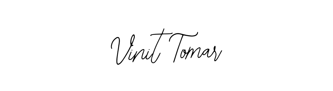 You should practise on your own different ways (Bearetta-2O07w) to write your name (Vinit Tomar) in signature. don't let someone else do it for you. Vinit Tomar signature style 12 images and pictures png
