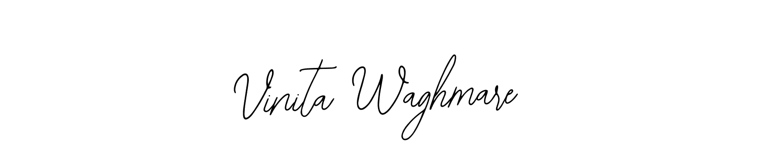 How to make Vinita Waghmare signature? Bearetta-2O07w is a professional autograph style. Create handwritten signature for Vinita Waghmare name. Vinita Waghmare signature style 12 images and pictures png