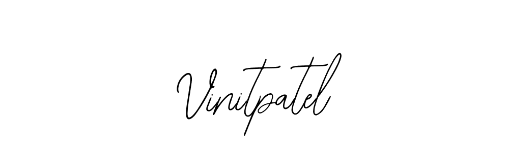 You should practise on your own different ways (Bearetta-2O07w) to write your name (Vinitpatel) in signature. don't let someone else do it for you. Vinitpatel signature style 12 images and pictures png
