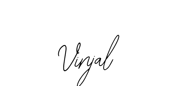 How to Draw Vinjal signature style? Bearetta-2O07w is a latest design signature styles for name Vinjal. Vinjal signature style 12 images and pictures png