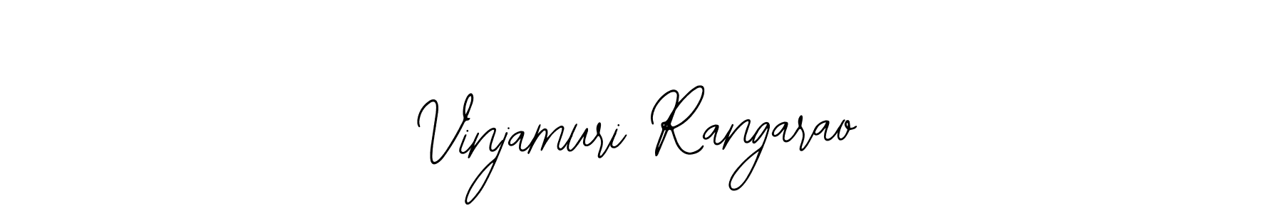 Design your own signature with our free online signature maker. With this signature software, you can create a handwritten (Bearetta-2O07w) signature for name Vinjamuri Rangarao. Vinjamuri Rangarao signature style 12 images and pictures png