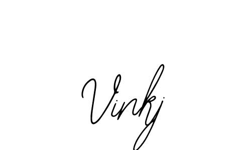 Make a beautiful signature design for name Vinkj. With this signature (Bearetta-2O07w) style, you can create a handwritten signature for free. Vinkj signature style 12 images and pictures png