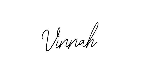 You should practise on your own different ways (Bearetta-2O07w) to write your name (Vinnah) in signature. don't let someone else do it for you. Vinnah signature style 12 images and pictures png