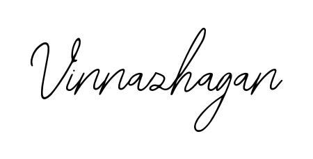 Explore multiple handwriting variations for Vinnazhagan including this stunning Bearetta-2O07w design. Free to use across all platforms. Vinnazhagan signature style 12 images and pictures png