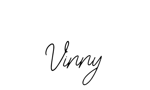 You should practise on your own different ways (Bearetta-2O07w) to write your name (Vinny) in signature. don't let someone else do it for you. Vinny signature style 12 images and pictures png