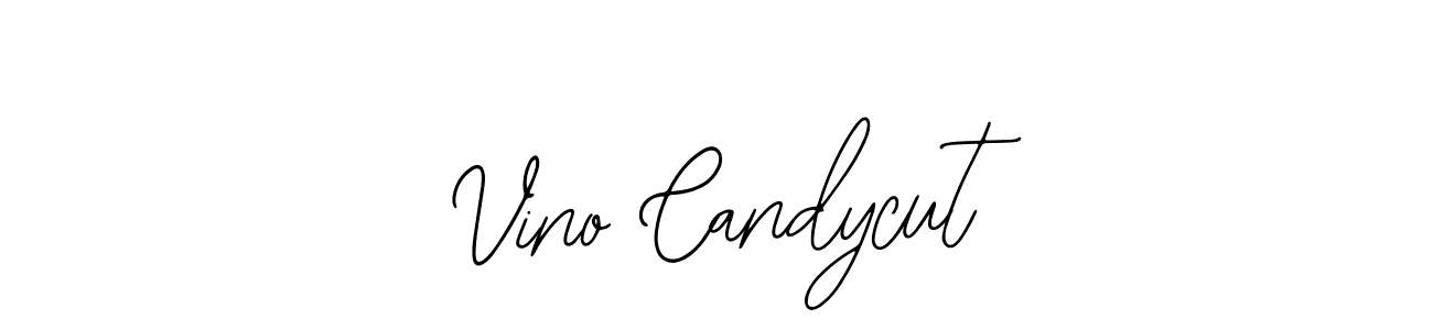 Use a signature maker to create a handwritten signature online. With this signature software, you can design (Bearetta-2O07w) your own signature for name Vino Candycut. Vino Candycut signature style 12 images and pictures png