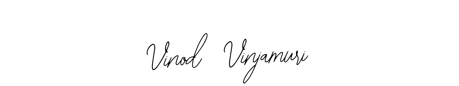 You can use this online signature creator to create a handwritten signature for the name Vinod  Vinjamuri. This is the best online autograph maker. Vinod  Vinjamuri signature style 12 images and pictures png