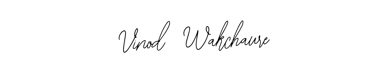 You should practise on your own different ways (Bearetta-2O07w) to write your name (Vinod  Wakchaure) in signature. don't let someone else do it for you. Vinod  Wakchaure signature style 12 images and pictures png