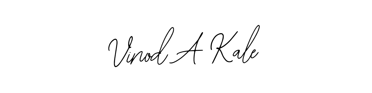 Also we have Vinod A Kale name is the best signature style. Create professional handwritten signature collection using Bearetta-2O07w autograph style. Vinod A Kale signature style 12 images and pictures png