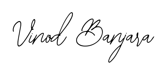 Create a personalized artistic stamp with Vinod Banjara in Bearetta-2O07w font. Perfect for visual artists, designers, and influencers. Vinod Banjara signature style 12 images and pictures png