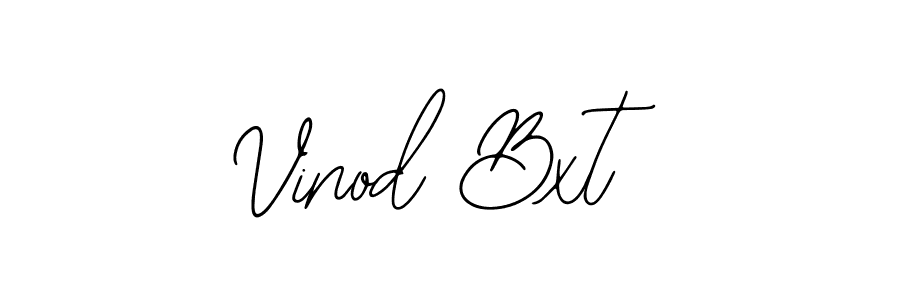 Design your own signature with our free online signature maker. With this signature software, you can create a handwritten (Bearetta-2O07w) signature for name Vinod Bxt. Vinod Bxt signature style 12 images and pictures png
