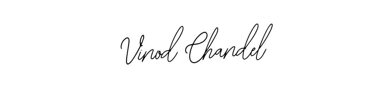 Bearetta-2O07w is a professional signature style that is perfect for those who want to add a touch of class to their signature. It is also a great choice for those who want to make their signature more unique. Get Vinod Chandel name to fancy signature for free. Vinod Chandel signature style 12 images and pictures png