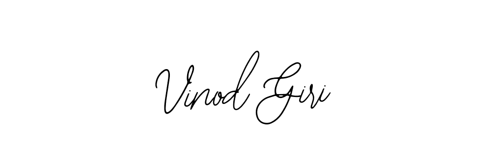 Design your own signature with our free online signature maker. With this signature software, you can create a handwritten (Bearetta-2O07w) signature for name Vinod Giri. Vinod Giri signature style 12 images and pictures png