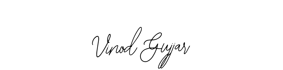 Also You can easily find your signature by using the search form. We will create Vinod Gujjar name handwritten signature images for you free of cost using Bearetta-2O07w sign style. Vinod Gujjar signature style 12 images and pictures png