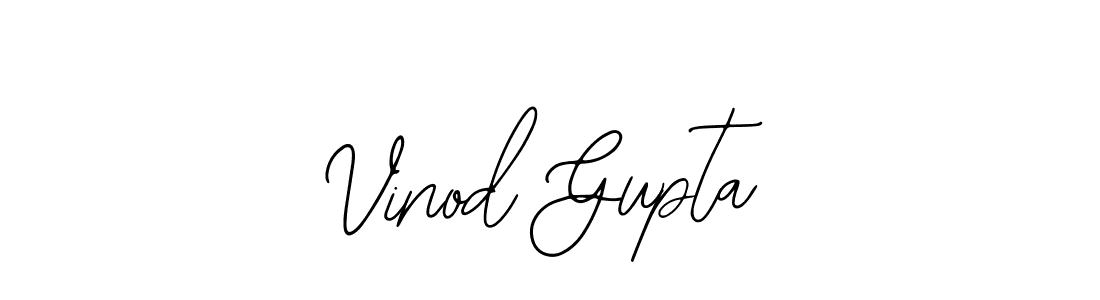 Design your own signature with our free online signature maker. With this signature software, you can create a handwritten (Bearetta-2O07w) signature for name Vinod Gupta. Vinod Gupta signature style 12 images and pictures png