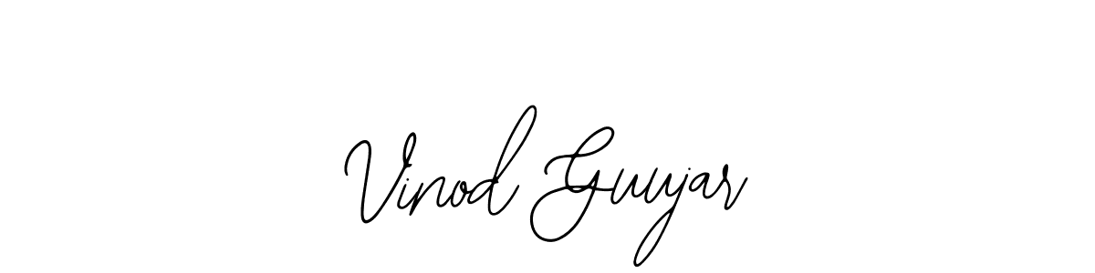 Also we have Vinod Guujar name is the best signature style. Create professional handwritten signature collection using Bearetta-2O07w autograph style. Vinod Guujar signature style 12 images and pictures png