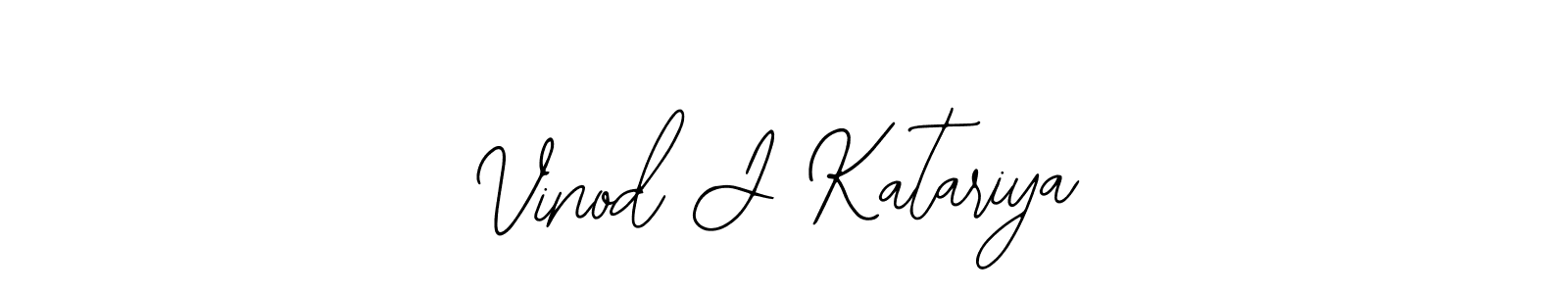 You can use this online signature creator to create a handwritten signature for the name Vinod J Katariya. This is the best online autograph maker. Vinod J Katariya signature style 12 images and pictures png