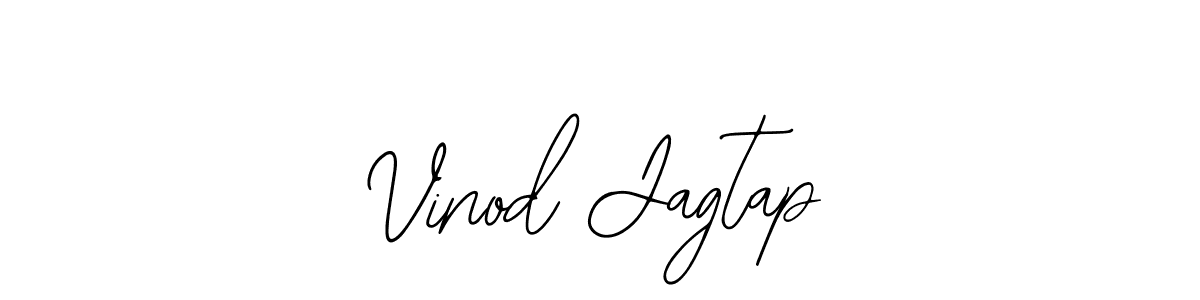 Use a signature maker to create a handwritten signature online. With this signature software, you can design (Bearetta-2O07w) your own signature for name Vinod Jagtap. Vinod Jagtap signature style 12 images and pictures png