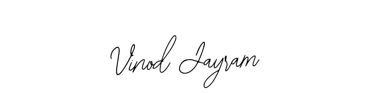 Make a beautiful signature design for name Vinod Jayram. With this signature (Bearetta-2O07w) style, you can create a handwritten signature for free. Vinod Jayram signature style 12 images and pictures png