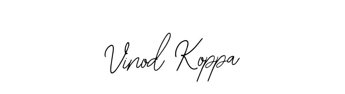 How to make Vinod Koppa signature? Bearetta-2O07w is a professional autograph style. Create handwritten signature for Vinod Koppa name. Vinod Koppa signature style 12 images and pictures png