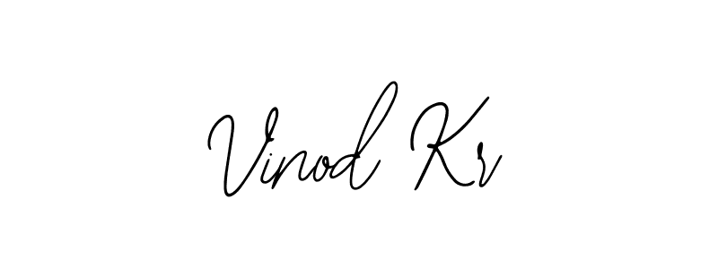 Also we have Vinod Kr name is the best signature style. Create professional handwritten signature collection using Bearetta-2O07w autograph style. Vinod Kr signature style 12 images and pictures png