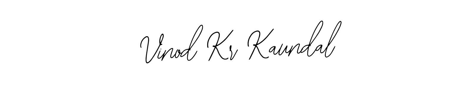 Make a short Vinod Kr Kaundal signature style. Manage your documents anywhere anytime using Bearetta-2O07w. Create and add eSignatures, submit forms, share and send files easily. Vinod Kr Kaundal signature style 12 images and pictures png
