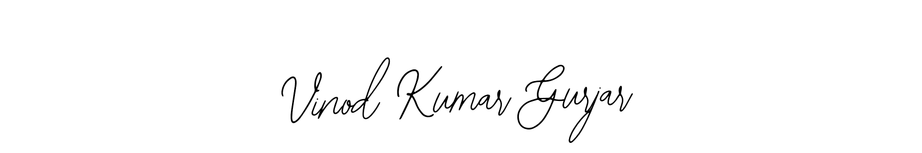 You should practise on your own different ways (Bearetta-2O07w) to write your name (Vinod Kumar Gurjar) in signature. don't let someone else do it for you. Vinod Kumar Gurjar signature style 12 images and pictures png