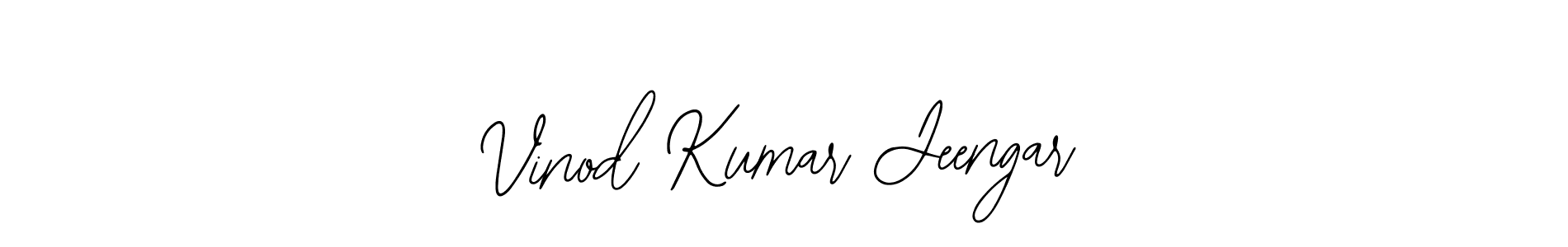 Design your own signature with our free online signature maker. With this signature software, you can create a handwritten (Bearetta-2O07w) signature for name Vinod Kumar Jeengar. Vinod Kumar Jeengar signature style 12 images and pictures png