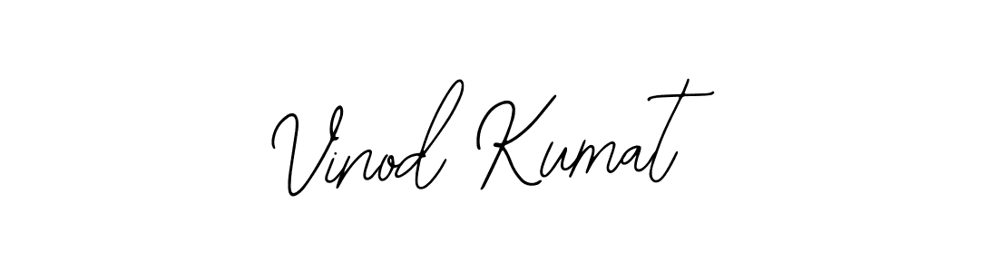 Create a beautiful signature design for name Vinod Kumat. With this signature (Bearetta-2O07w) fonts, you can make a handwritten signature for free. Vinod Kumat signature style 12 images and pictures png