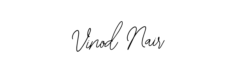 Also we have Vinod Nair name is the best signature style. Create professional handwritten signature collection using Bearetta-2O07w autograph style. Vinod Nair signature style 12 images and pictures png