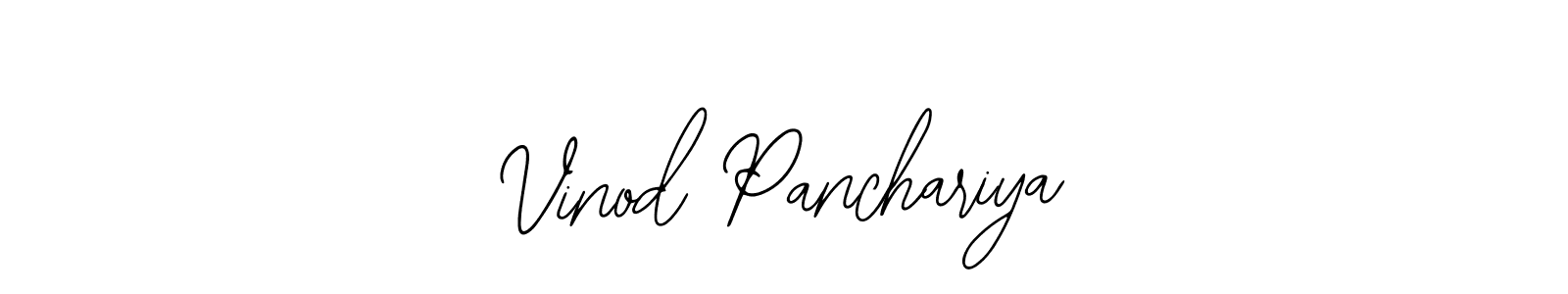 Use a signature maker to create a handwritten signature online. With this signature software, you can design (Bearetta-2O07w) your own signature for name Vinod Panchariya. Vinod Panchariya signature style 12 images and pictures png