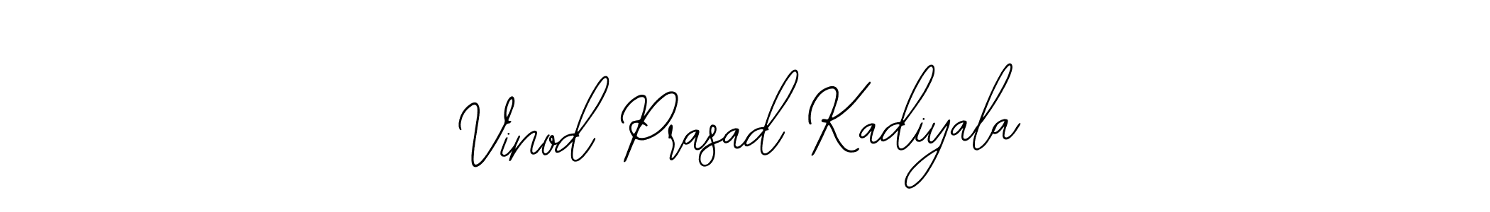 This is the best signature style for the Vinod Prasad Kadiyala name. Also you like these signature font (Bearetta-2O07w). Mix name signature. Vinod Prasad Kadiyala signature style 12 images and pictures png