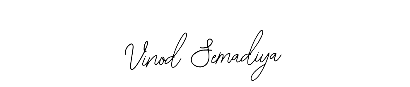 How to Draw Vinod Semadiya signature style? Bearetta-2O07w is a latest design signature styles for name Vinod Semadiya. Vinod Semadiya signature style 12 images and pictures png