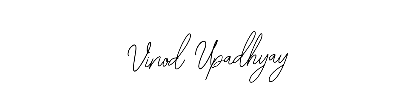 You should practise on your own different ways (Bearetta-2O07w) to write your name (Vinod Upadhyay) in signature. don't let someone else do it for you. Vinod Upadhyay signature style 12 images and pictures png