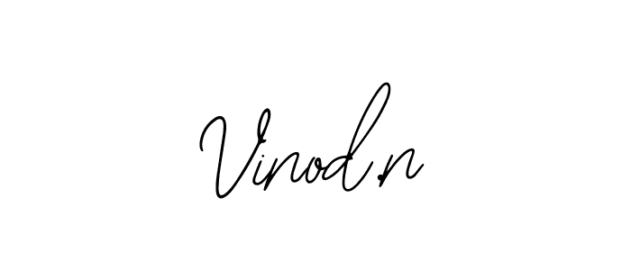 Make a beautiful signature design for name Vinod.n. Use this online signature maker to create a handwritten signature for free. Vinod.n signature style 12 images and pictures png