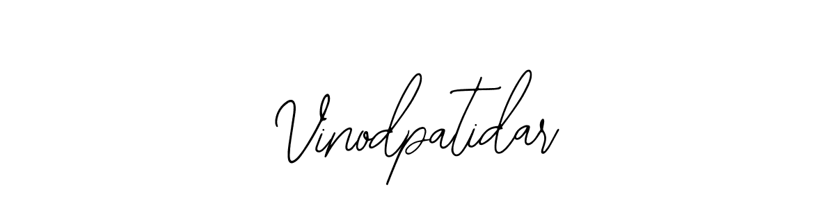 Bearetta-2O07w is a professional signature style that is perfect for those who want to add a touch of class to their signature. It is also a great choice for those who want to make their signature more unique. Get Vinodpatidar name to fancy signature for free. Vinodpatidar signature style 12 images and pictures png