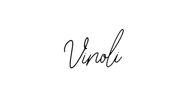 Make a beautiful signature design for name Vinoli. With this signature (Bearetta-2O07w) style, you can create a handwritten signature for free. Vinoli signature style 12 images and pictures png