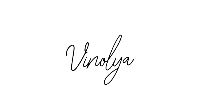 The best way (Bearetta-2O07w) to make a short signature is to pick only two or three words in your name. The name Vinolya include a total of six letters. For converting this name. Vinolya signature style 12 images and pictures png