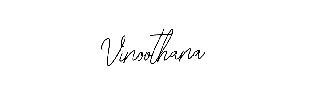 Bearetta-2O07w is a professional signature style that is perfect for those who want to add a touch of class to their signature. It is also a great choice for those who want to make their signature more unique. Get Vinoothana name to fancy signature for free. Vinoothana signature style 12 images and pictures png
