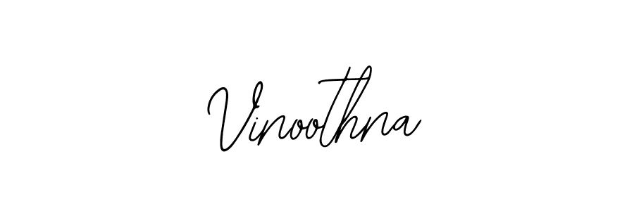 How to make Vinoothna signature? Bearetta-2O07w is a professional autograph style. Create handwritten signature for Vinoothna name. Vinoothna signature style 12 images and pictures png