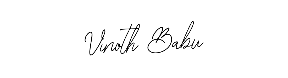 Make a beautiful signature design for name Vinoth Babu. With this signature (Bearetta-2O07w) style, you can create a handwritten signature for free. Vinoth Babu signature style 12 images and pictures png
