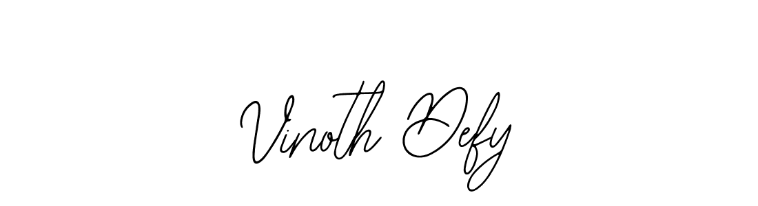 This is the best signature style for the Vinoth Defy name. Also you like these signature font (Bearetta-2O07w). Mix name signature. Vinoth Defy signature style 12 images and pictures png
