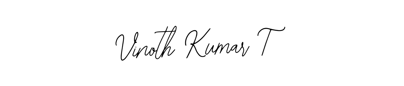 Make a beautiful signature design for name Vinoth Kumar T. With this signature (Bearetta-2O07w) style, you can create a handwritten signature for free. Vinoth Kumar T signature style 12 images and pictures png