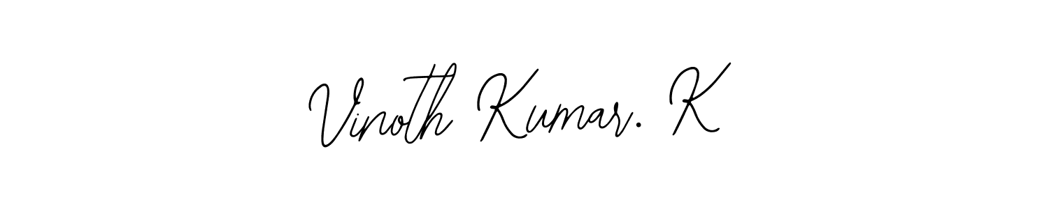 The best way (Bearetta-2O07w) to make a short signature is to pick only two or three words in your name. The name Vinoth Kumar. K include a total of six letters. For converting this name. Vinoth Kumar. K signature style 12 images and pictures png