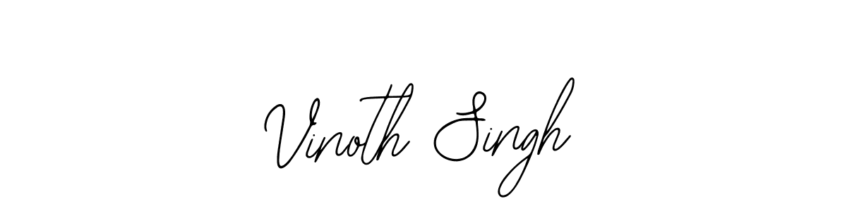 How to Draw Vinoth Singh signature style? Bearetta-2O07w is a latest design signature styles for name Vinoth Singh. Vinoth Singh signature style 12 images and pictures png