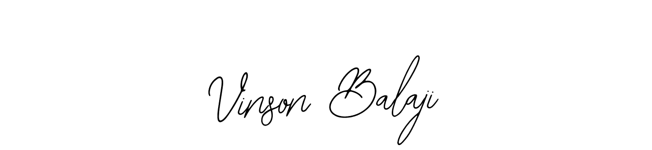 Once you've used our free online signature maker to create your best signature Bearetta-2O07w style, it's time to enjoy all of the benefits that Vinson Balaji name signing documents. Vinson Balaji signature style 12 images and pictures png